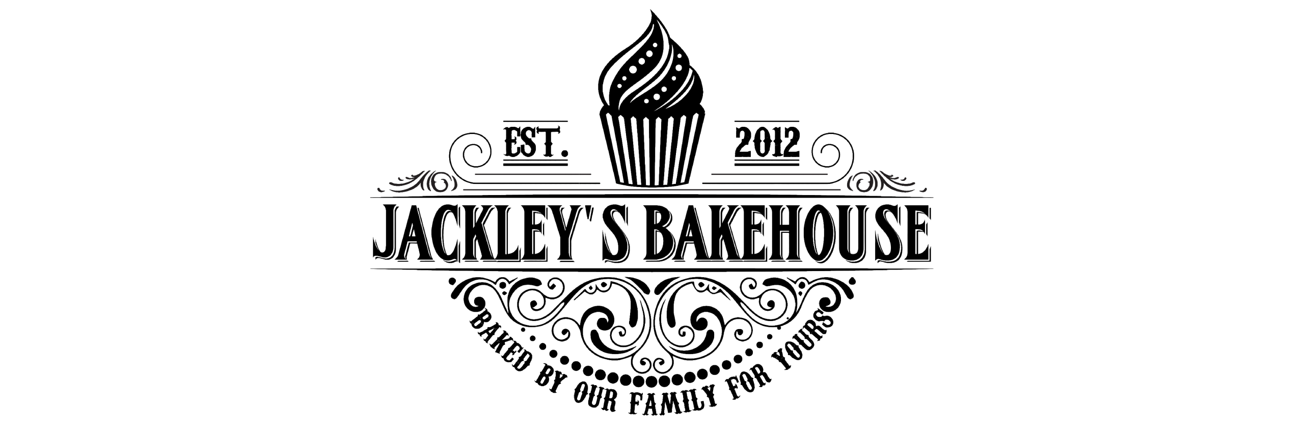 Logo featuring a cupcake centerpiece with decorative flourishes and the text 'CAKE VS BAKED' underneath. Short, brand-emblem alt text for a cupcake-themed logo.